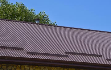 typical West Heslerton corrugated roof uses